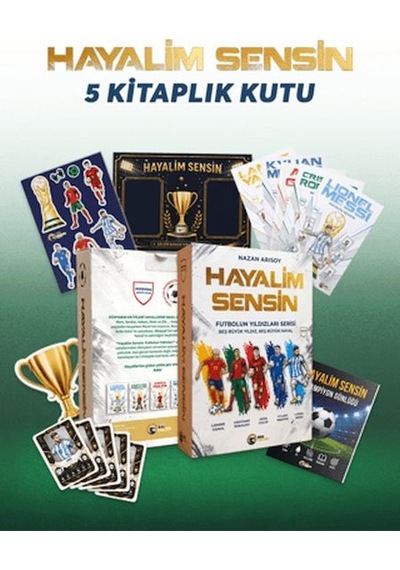 Hayalim Sensin Serisi 5 Kitaplık Kutu - Ccgx-898681
