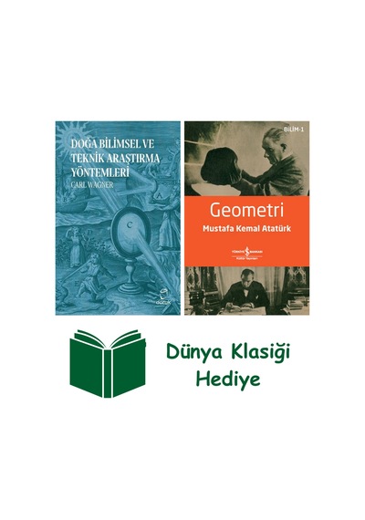 Doğa Bilimsel Ve Teknik Araştırma Yöntemleri + Geometri + Dünya Klasiği Hediye