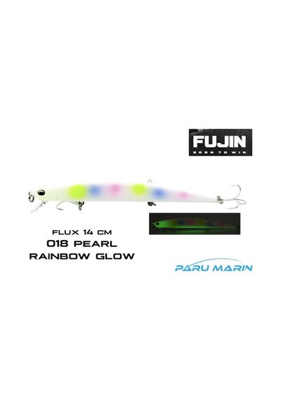 Fujin Flux 140Mm 18Gr Floating Maket Balık 018 Pearl Rainbow Glow (468492964)