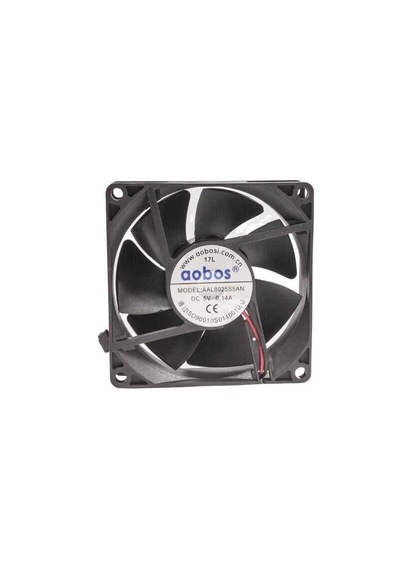 80x80x25mm 5 Volt 0.14 Amper 2 Pin Soket Fan