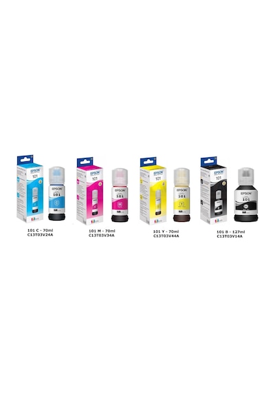 Epson 101-C13T03V14A Siyah Mürekkep / Epson EcoTank L4150 / L4160 /L6160 /L6170 L6190