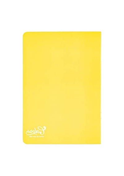 Sarı A5 Kareli Defter, 60 Yaprak 124-Pembe