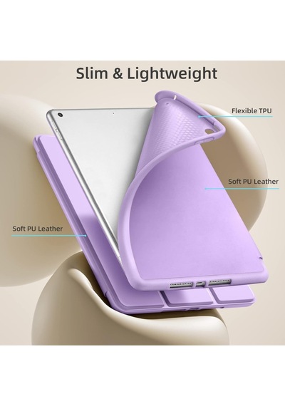 Apple Uyumlu iPad Air 3 10.5" Kılıf Kalem Bölmeli Smart Case A2152 A2123 A2153 A2154 Kılıf