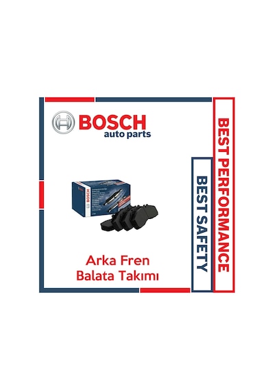 Fiat Egea 2015-2020 Bosch Arka Fren Balata Takımı