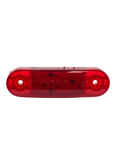 12v-24v Parmak Lamba 9-ledli Kırmızı Geniş 85 25