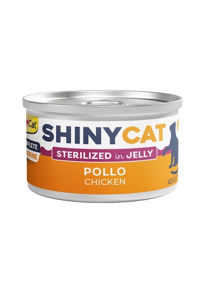Gimcat Shinycat Sos İçinde Jelly Tavuklu Kısırlaştırılmış Kedi Konserve Maması 70 Gr