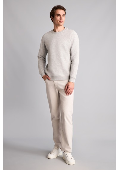 Defacto Regular Fıt Bisiklet Yaka Basic Sweatshırt H5180ax26augr210 Gri-gr210