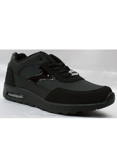 Letoon 7204 Air Max Siyah Bayan Yürüyüş & Koşu Siyah