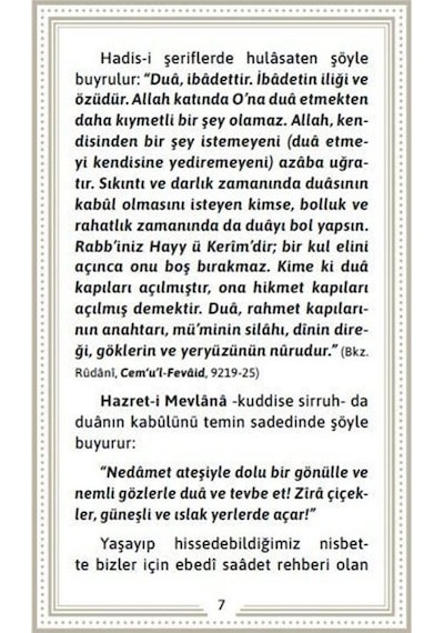 Kur'an-ı Kerim'den Dualar (Cep Boy) / Osman Nuri Topbaş