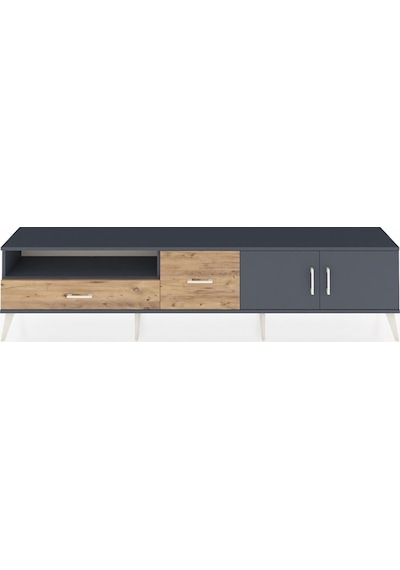 Arges Tv Ünitesi 2 Raflı 2 Çekmeceli 2 Kapaklı 220x30x51 Antrasit-antrasit/çam Antrasıt/atlas Çam - Antrasıt Arges Tv Ünitesi 2 Raflı 2 Çekmeceli 2 Kapaklı 220x30x51 Antrasit-antrasit/çam Antrasıt/atlas Çam - Antrasıt