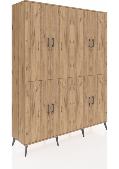 Hyperion Gardrop 4 Raflı 8 Kapaklı 4 Askılı 176x44x221 Çam-çam/aytaşı Beyaz Hyperion Gardrop 4 Raflı 8 Kapaklı 4 Askılı 176x44x221 Çam-çam/aytaşı Beyaz
