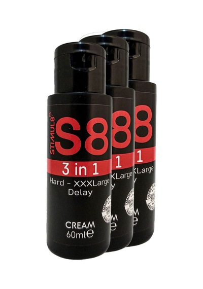 Stımul8 S8 3in1 Krem 3 Adet Erkeğe Özeı 3 Ettki Birden Kremi 60 Ml