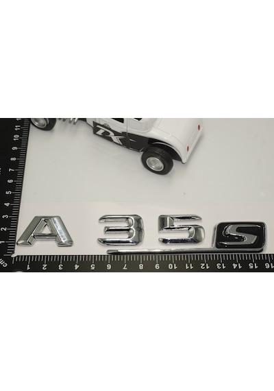 A35 S Bagaj Krom Metal 3M 3D Yazı Logo