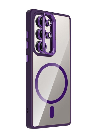 Zore Galaxy Uyumlu S25 Ultra Kılıf Standlı Ve Kamera Lens Hediyeli M-safe Şarj Özellikli Ogaa Etro Kapak - Pembe Zore Galaxy Uyumlu S25 Ultra Kılıf Standlı Ve Kamera Lens Hediyeli M-safe Şarj Özellikli Ogaa Etro Kapak - Pembe