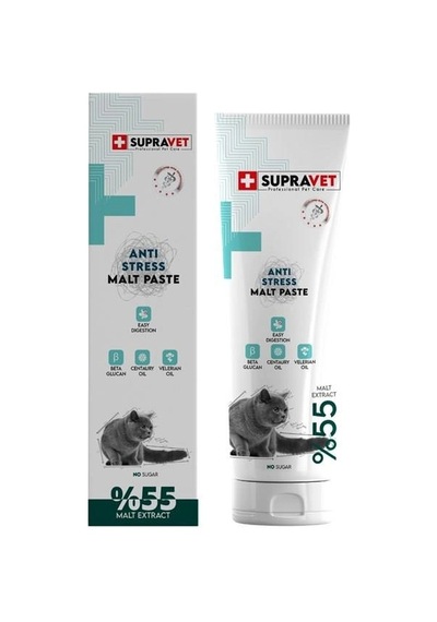 Supravet Anti-stress Paste Sakinleştirici Kedi Macunu 100 Gr