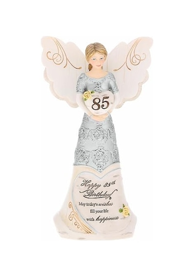 - Happy Sweet 16 - Doğum Günü Pastası Tutan Melek Figürü 15 Cm