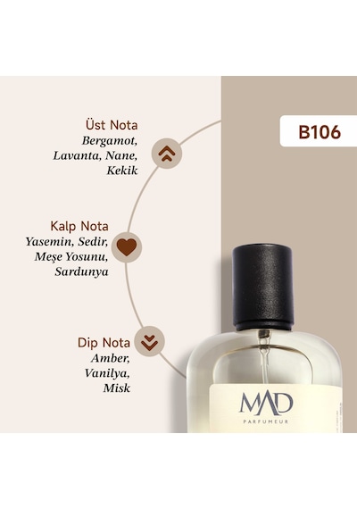 Mad B106 Selective Erkek Parfüm EDP 100 ML