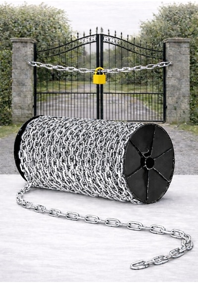13 Mm Galvaniz Zincir 2 Metre Paslanmaz Çelik Sanayi Zinciri Bahçe Atölye Grade80 1
