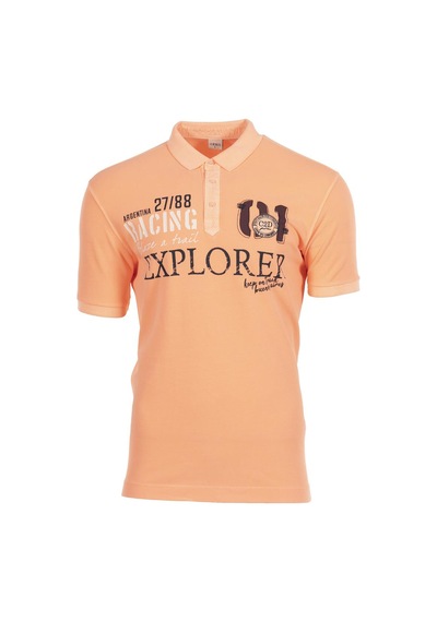 AR-MA Arma Erkek Regular Fit Polo Yaka Tişört Y0tyo7179 Turuncu
