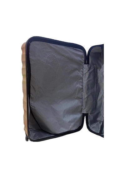 Mygeppetobag %100 Abs Kullanışlı Darbeye Dayanıklı Bavul&valiz Gold Altın