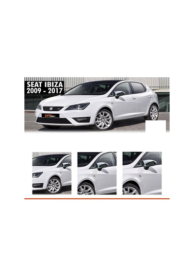 Seat İbiza 2008 - 2017 Yarasa Ayna Kapağı ((piona Black - ithal)