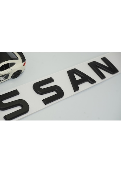Dk Nissan Bagaj 3m 3d Mat Siyah Abs Yazı Logo Amblem 29x4 Cm
