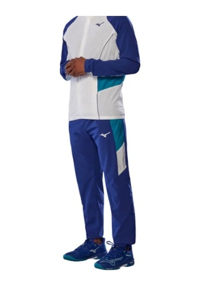 Mizuno Frontier Shadow Jacket Erkek Yağmurluk Beyaz / Mavi Çok Renkli