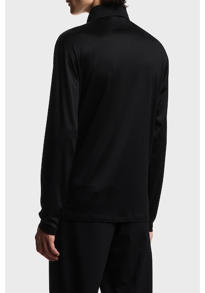 Emporio Armani Logolu Regular Fit Düğmeli Polo Erkek Polo Em004590 Af10017 Uc001 Siyah