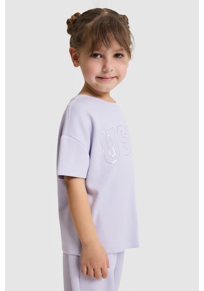 U.s. Polo Assn. Kız Çocuk Lila Tişört 50325722-vr034