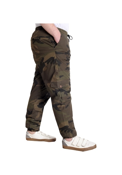Mode Xl Erkek Pantolon Jogger Kamuflaj 23910 Haki Haki