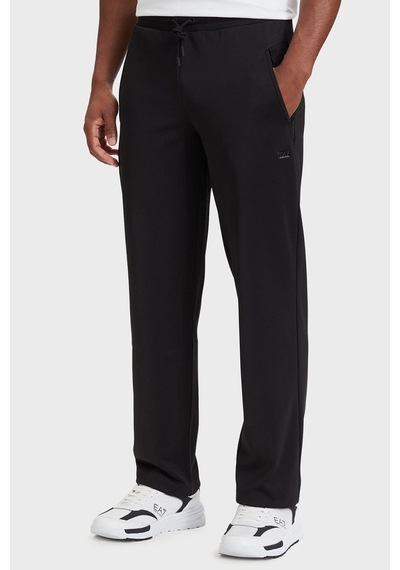 Ea7 Slim Fit Lastikli Bel Düz Paça Pantolon Erkek Pantolon 7m002100 Af27716 Uc001 Siyah