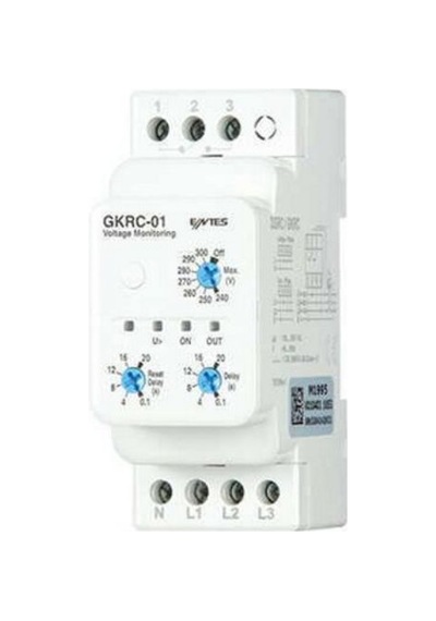 Entes Gkrc-01 Pk28 230vac T-i 3 Cap. Gerilim Koruma Rölesi
