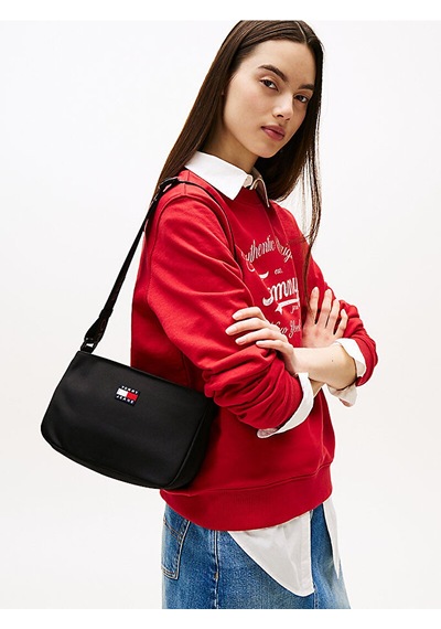 Tommy Hilfiger Kadın Çapraz Çanta Aw0aw17544bds Siyah