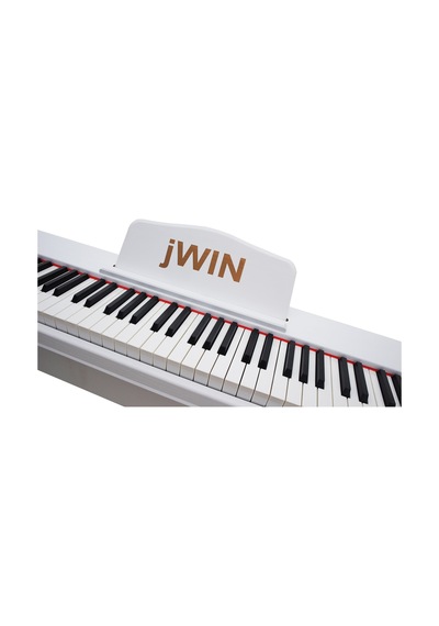 Jwin Sdp-88 Tuş Hassasiyetli 88 Tuşlu Dijital Piyano + Tabure - Beyaz