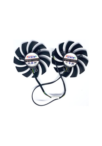 75Mm Dual X Fd7010H12S 12V 0.35Amp Fan