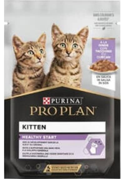 Kitten Pouch Hindili Yavru Kedi Konservesi 12 Adet 85 Gr
