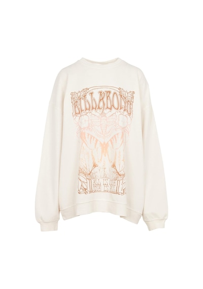 Billabong Ebjft00119 Ride In Sweat Krem Kadın Sweatshirt Krem