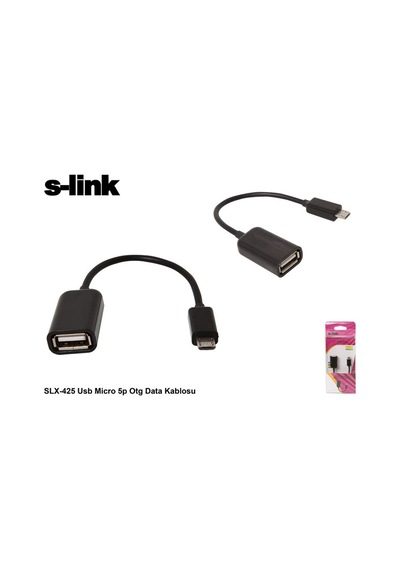 S-Link Slx-425 Usb Micro 5P Otg Data  Kablosu