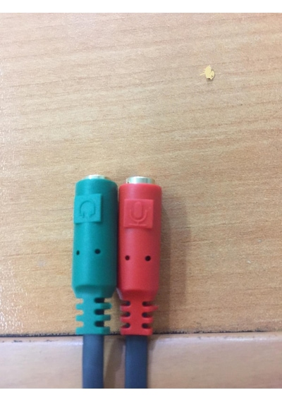 2Dişi Mikrofon Ve Kulaklık Girişi Tek Jak Girişli Laptopta Oyuncu
