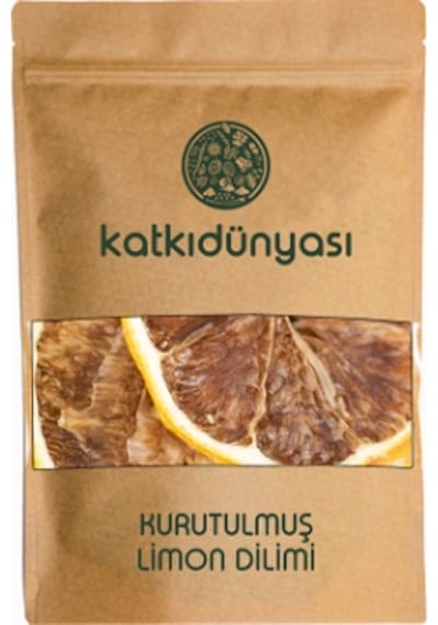 Katkı Dünyası Kurutulmuş Limon Dilimi 1 KG