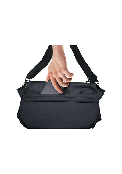 Lenyes Lb562 Dreamer Crossbody Serisi Su Geçirmez Deri Tasarımlı Çapraz Vücut Çantası Siyah Siyah