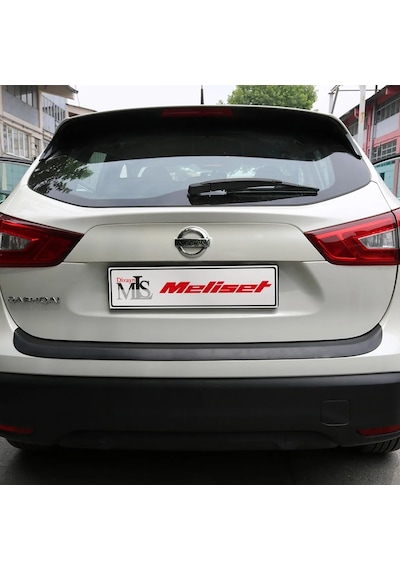 Nissan Quashqai Arka Tampon Eşiği Mat Siyah 2014-2016 Arası Uyuml