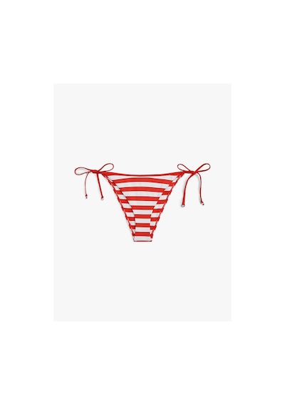 Tommy Hilfiger Kadın V String Side Bikini Altı-13128 Kırmızı