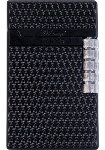 Black Martin Soft Flame Desenli Siyah Metal Çakmak - Tr9279