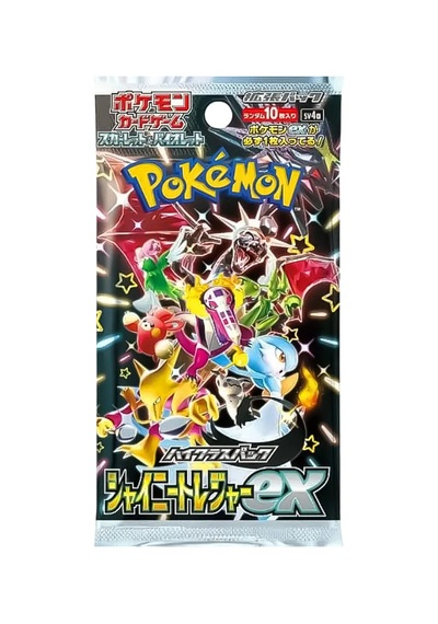 Pokémon Tcg Shiny Treasure Ex Sv4a Japonca High Class Booster Pack 10 Kart