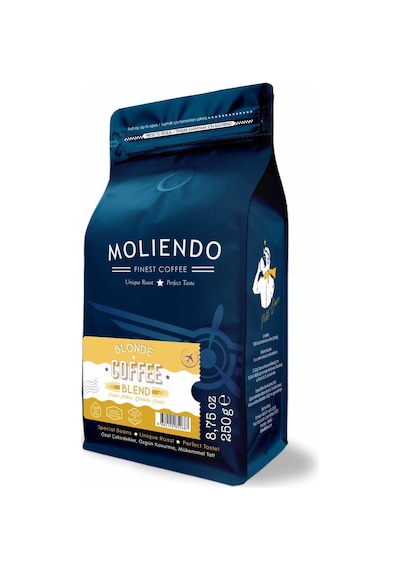 Moliendo Blonde Coffee Blend Çekirdek Kahve 250 G Moliendo Blonde Coffee Blend Çekirdek Kahve 250 G