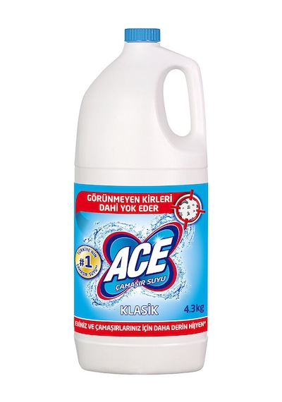 2 Adet Ace Çamaşır Suyu 4 L Normal Tekli