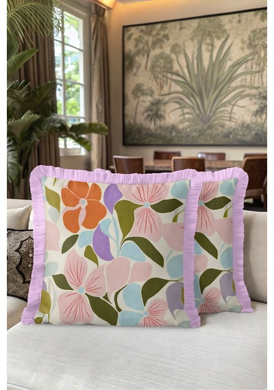 Çiçek Desenli Zarif Botanik Saçaklı Yastık Kılıfı-pastel Floral Bohem Pembe Püsküllü Kırlent Kılıfı Puslu Düş Lime Çiçek Desenli Zarif Botanik Saçaklı Yastık Kılıfı-pastel Floral Bohem Pembe Püsküllü Kırlent Kılıfı Puslu Düş Lime