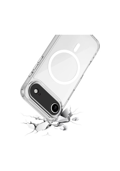 Apple Uyumlu iPhone 17 Air İçin Magsafe Özellikli Şeffaf Kılıf Şeffaf