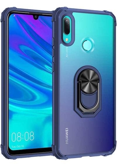 Huawei Y6S 2019 Kilif Standli Yüzüklü Mola Silikon Kapak 466790055